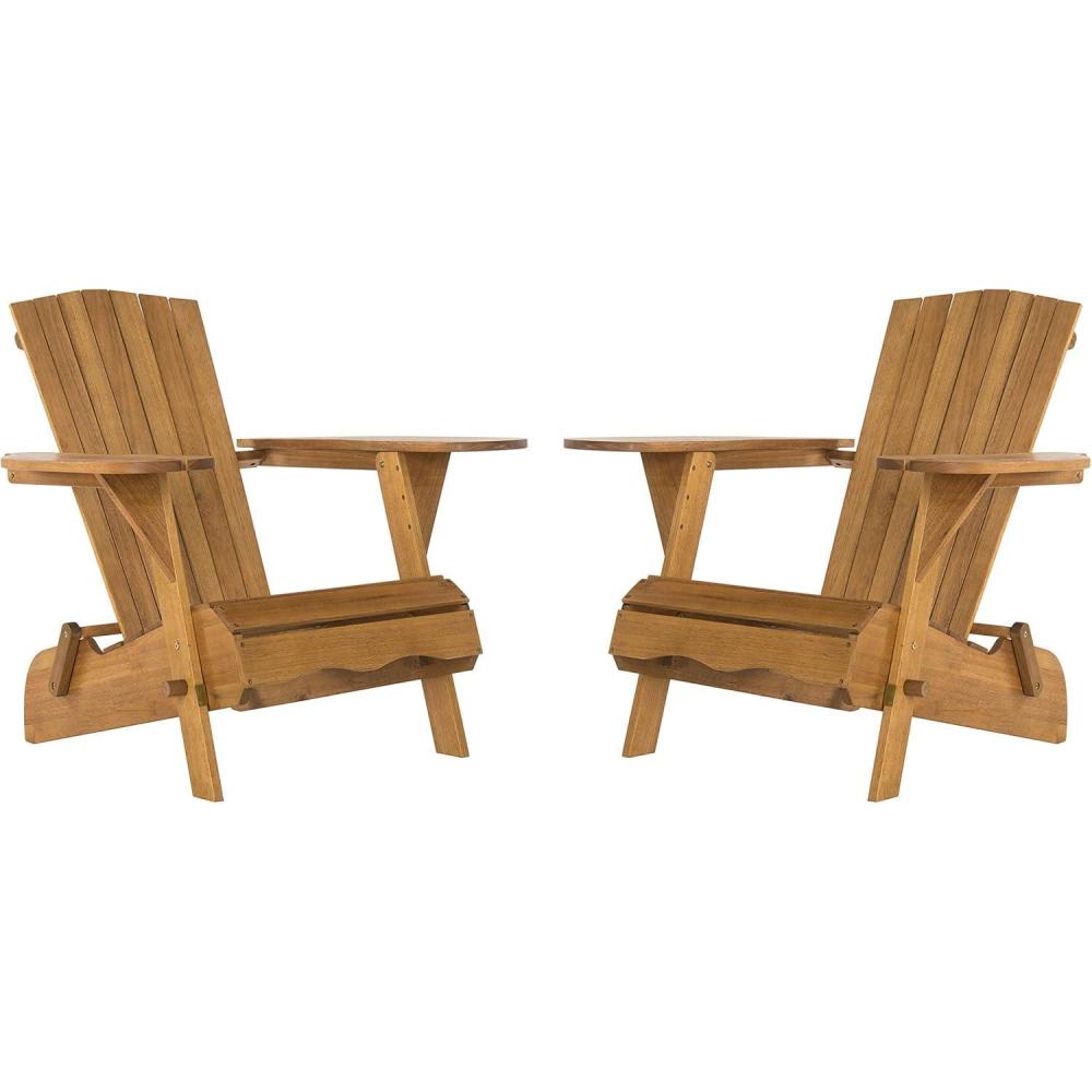 image:imageSAFAVIEH PAT7034ASET2 Outdoor Collection Breetel TeakNatural