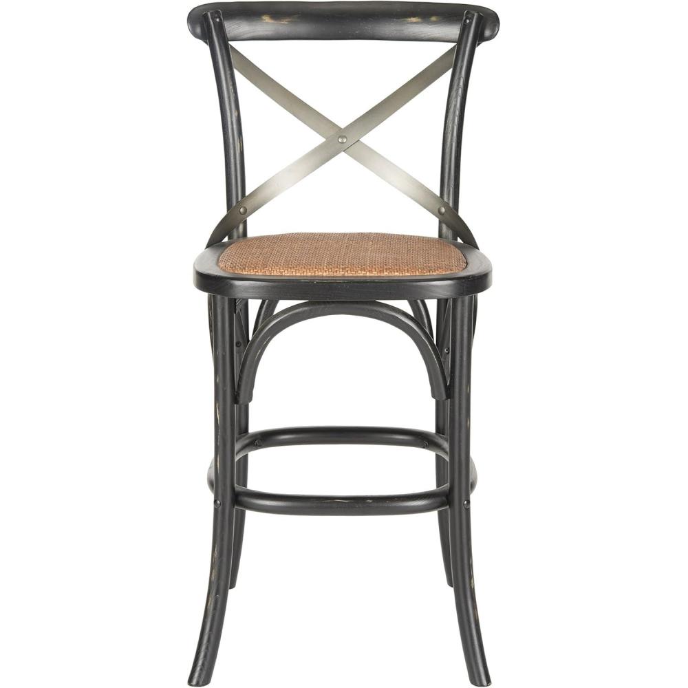 image:imageSafavieh American Homes Collection Eleanor Ivory 307inch Counter Stoolgrey