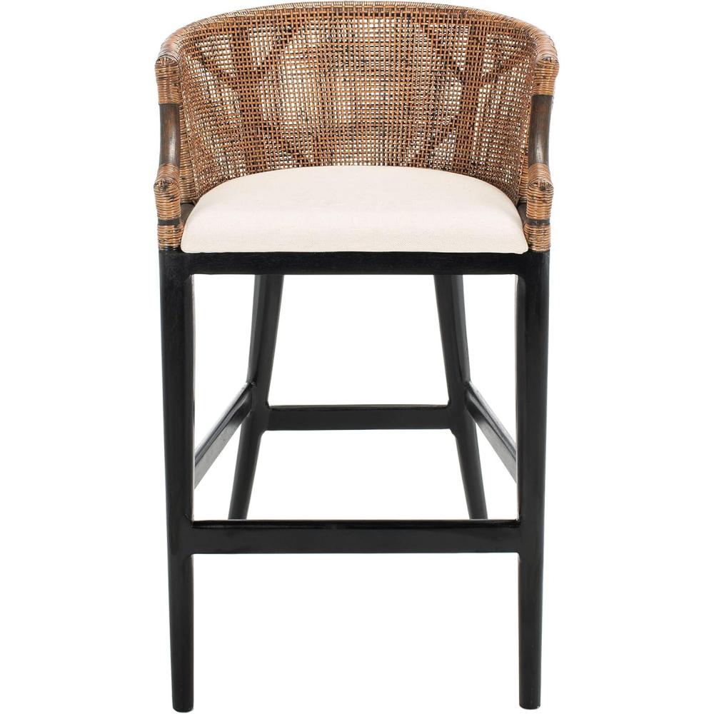 image:imageSafavieh Home Collection Brando Brown 28inch Bar StoolBrownBlack