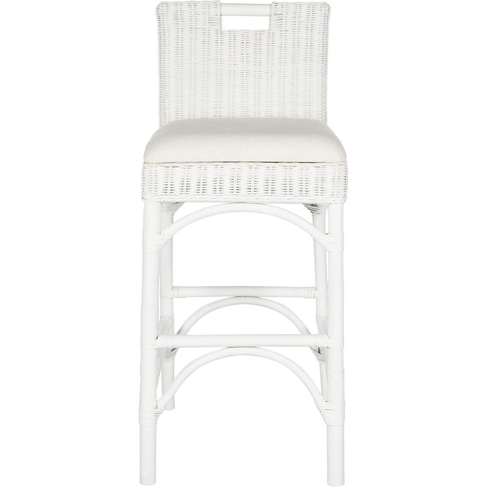 image:imageSafavieh Home Collection Fremont Natural BarstoolWhiteWhite