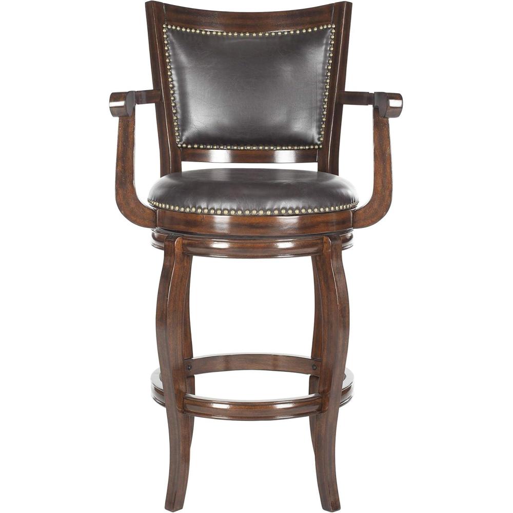 image:imageSafavieh Home Collection Gitano Sierra Brown 29inch Bar StoolEspressoBrown