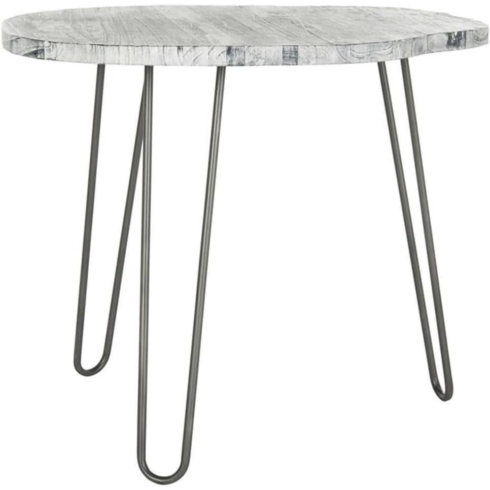 image:imageSafavieh Home Collection Mindy Natural Wood Top Dining TableGrey  White Washed