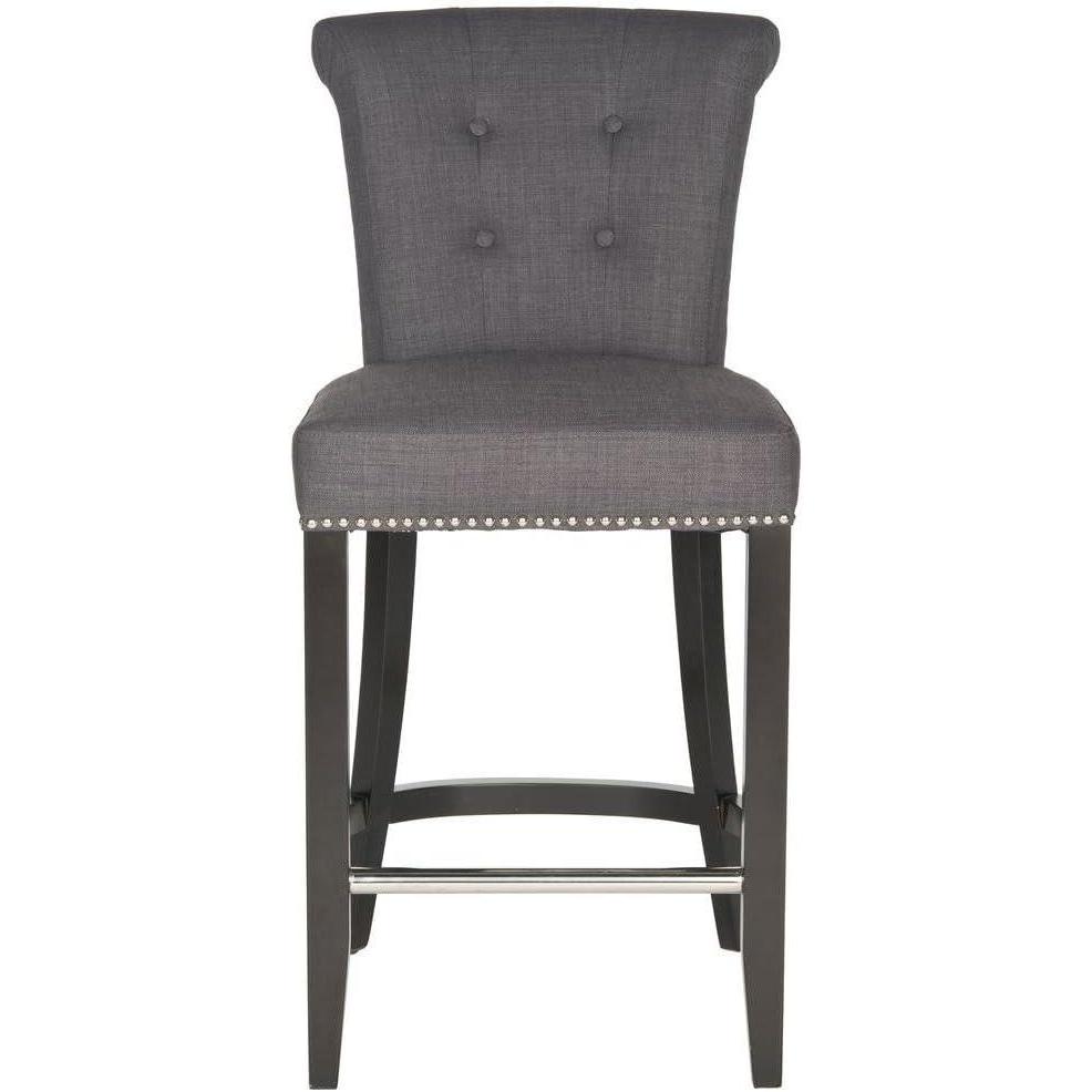 image:imageSafavieh Hudson Collection Addo Ring Counter Stool CharcoalCharcoal