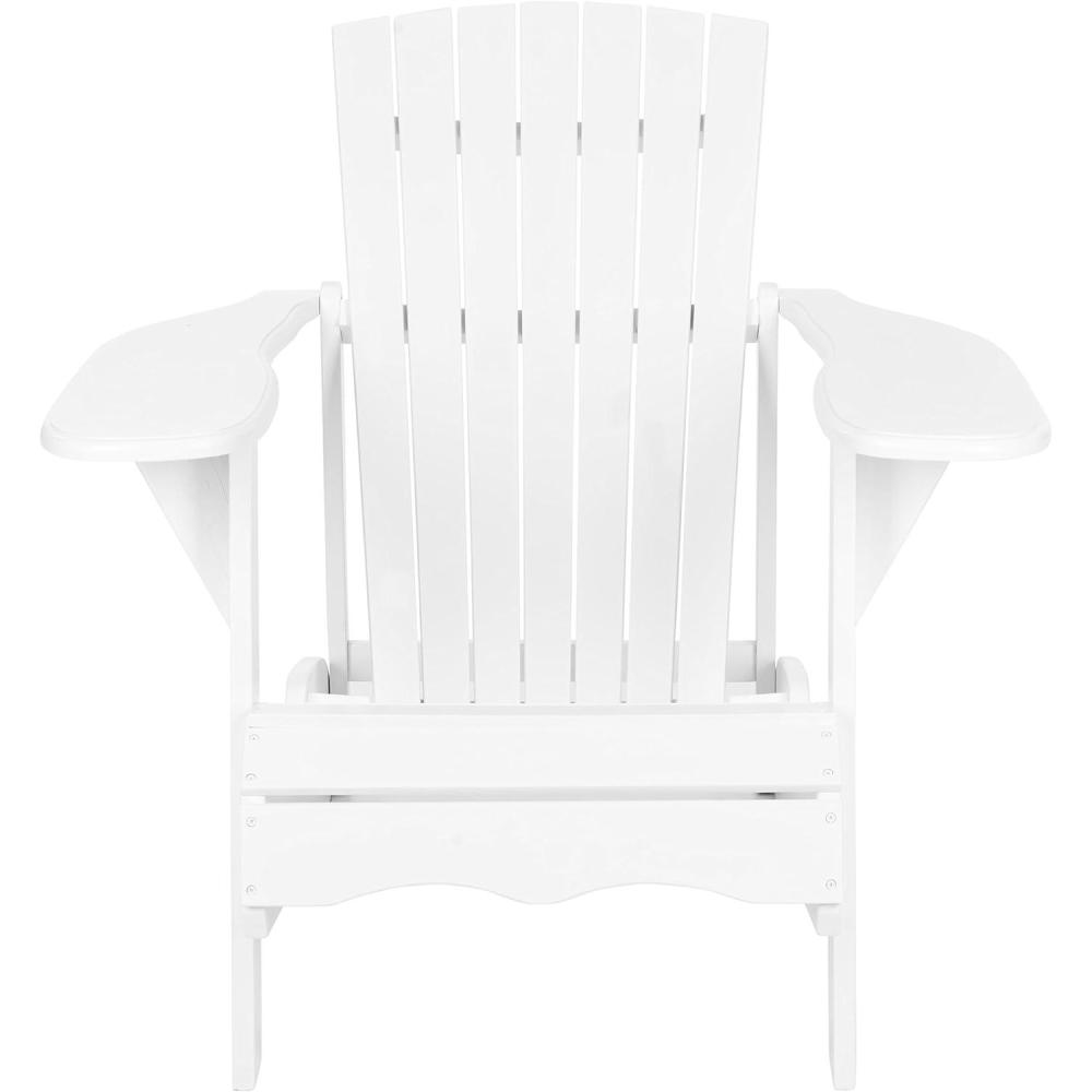 image:imageSafavieh PAT6700G Outdoor Collection Mopani Rustic Brown Side ChairWhite