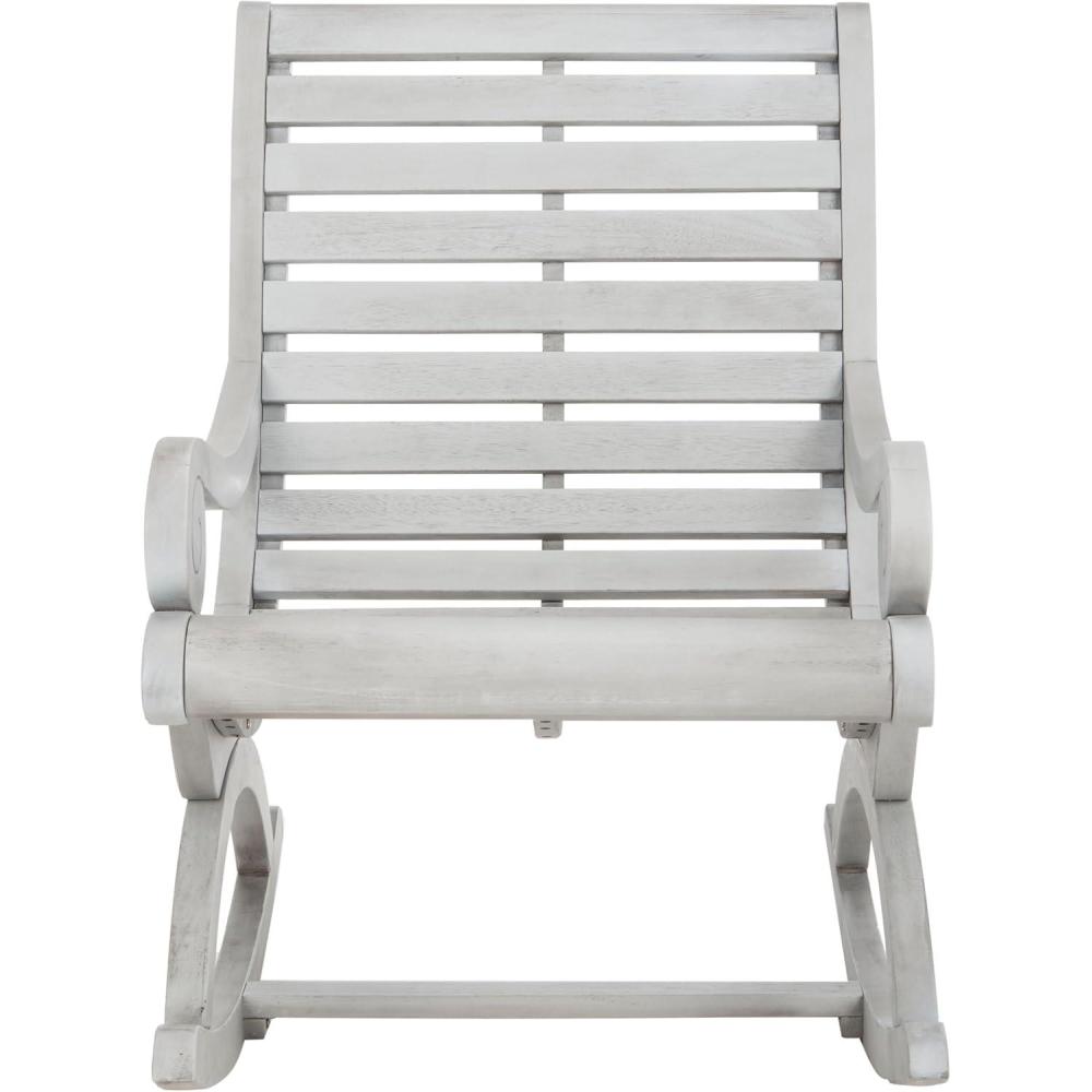 image:imageSafavieh PAT7016A Outdoor Collection Sonora Ash Grey Rocking ChairGrey