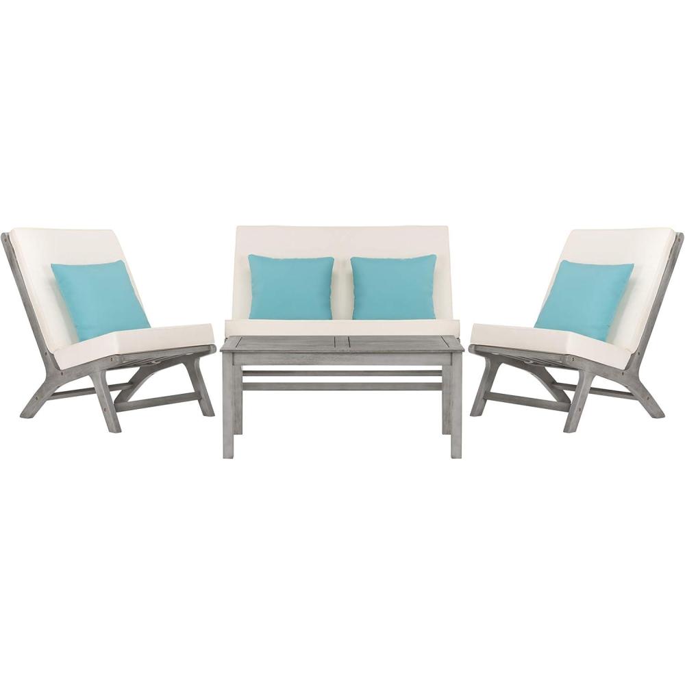 image:imageSafavieh PAT7044A Collection Chaston TeakGreyBeige Soild