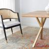 SAFAVIEH Couture Home Collection Barron Wood Rectangle Kitchen Dining Room Table