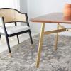 SAFAVIEH Couture Home Collection Dakota Wood Rectangle Kitchen Dining Room Table
