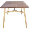 SAFAVIEH Couture Home Collection Dakota Wood Rectangle Kitchen Dining Room Table