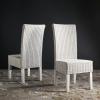 SAFAVIEH Home Collection – Arjun Set of 2 Grey Wicker Dining Chairs, Tall Back Dining Chairs with Pine Wood Legs for Kitchen or Dining Room (SEA8013A-SET2)(White)