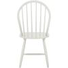 SAFAVIEH Home Collection – Camden Set of 2 Black Windsor Farmhouse Dining Chairs, Spindle Back Solid Wood Chairs, Americana Style Seating (DCH8501A-SET2)(Off White)