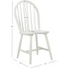 SAFAVIEH Home Collection – Camden Set of 2 Black Windsor Farmhouse Dining Chairs, Spindle Back Solid Wood Chairs, Americana Style Seating (DCH8501A-SET2)(Off White)