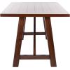 SAFAVIEH Home Collection Ainslee Brown Rectangle Dining Table