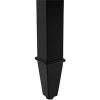 SAFAVIEH Home Collection Brayson Modern Black Rectangle Dining Table(Black)