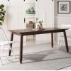 SAFAVIEH Home Collection Brayson Modern Black Rectangle Dining Table(Walnut)