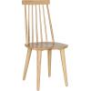 SAFAVIEH Home Collection Burris Farmhouse White/Natural Spindle Back Living Room Dining Room Bedroom Office Foyer Side Chair(Natural)