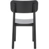 SAFAVIEH Home Collection Egon Coastal Black/Natural Dining Chair Set of 2(Black/Natural)