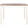 SAFAVIEH Home Collection Izzy White Rectangle 36-inch Dining Counter Table