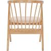 SAFAVIEH Home Collection Noah Natural Brown/Beige Cushion Spindle Dining Chair Set of 2 (Fully Assembled)(Natural)