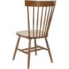 SAFAVIEH Home Collection Parker Farmhouse Raspberry Windsor Spindle Solid Wood Dining Chair Set of 2(Dark Oak)