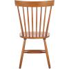 SAFAVIEH Home Collection Parker Farmhouse Raspberry Windsor Spindle Solid Wood Dining Chair Set of 2(Honey)