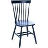 SAFAVIEH Home Collection Parker Farmhouse Raspberry Windsor Spindle Solid Wood Dining Chair Set of 2(Navy)