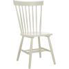 SAFAVIEH Home Collection Parker Farmhouse Raspberry Windsor Spindle Solid Wood Dining Chair Set of 2(Off White)