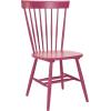 SAFAVIEH Home Collection Parker Farmhouse Raspberry Windsor Spindle Solid Wood Dining Chair Set of 2(Raspberry)