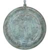 SAFAVIEH Outdoor Collection Ashlan Antique Blue Victorian Scroll Iron Garden Patio Backyard Charming Bird Bath(Antique Dark Green)