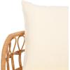 SAFAVIEH Outdoor Collection Colby Natural/Beige 3-Piece Patio Set