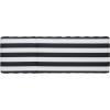 SAFAVIEH Outdoor Collection Gillian Tan Rope/White Cushion Chaise Lounge Chair (PAT7527A)(Heather Tan/Navy Striped)