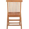SAFAVIEH Outdoor Collection Holly Natural Solid Wood Teak Folding Chair (Fully Assembled)