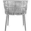 SAFAVIEH Outdoor Collection Kiyan Grey Rope Chair (Set of 2)