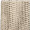 SAFAVIEH Outdoor Collection Laban Natural/White Cushion 3-Piece Bistro Set PAT7718D(Beige/White)