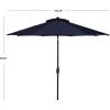 SAFAVIEH Outdoor Collection Ortega Auto Tilt Crank Umbrella(Navy)