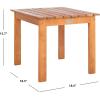 SAFAVIEH Outdoor Collection Randor Natural Side Table