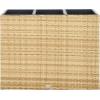 SAFAVIEH Outdoor Collection Rita Natural Woven Rectangular Flower Rack(Natural)