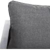 SAFAVIEH Outdoor Collection Vesta Black/Grey Solid Wood 4-Piece Conversation Set(Black/Grey)