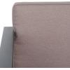 SAFAVIEH Outdoor Collection Vesta Black/Grey Solid Wood 4-Piece Conversation Set(Black/Light Grey)