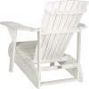 SAFAVIEH Outdoor Collection Vista Adirondack Chair(Antique White)