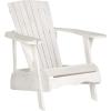 SAFAVIEH Outdoor Collection Vista Adirondack Chair(Antique White)