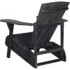 SAFAVIEH Outdoor Collection Vista Adirondack Chair(Dark Slate Gray)