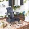 SAFAVIEH Outdoor Collection Vista Adirondack Chair(Dark Slate Gray)