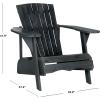 SAFAVIEH Outdoor Collection Vista Adirondack Chair(Dark Slate Gray)