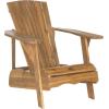 SAFAVIEH Outdoor Collection Vista Adirondack Chair(Natural)