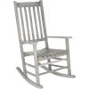 SAFAVIEH Outdoor Living Collection Shasta Rocking Chair(Grey)