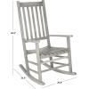 SAFAVIEH Outdoor Living Collection Shasta Rocking Chair(Grey)