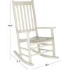 SAFAVIEH Outdoor Living Collection Shasta Rocking Chair(White)