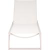 SAFAVIEH Outdoor Patio Furniture Collection – Jordan White & White Aluminum Lounger, Adjustable Modern Outdoor Reclining Chaise (PAT7560B)(White/White)