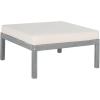 SAFAVIEH PAT6762A Outdoor Collection Ronson 5-Piece Dining Set(Ash Grey/Beige)